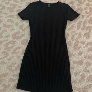Gorgeous Black Bodycon Ribbed‎ Mini Dress